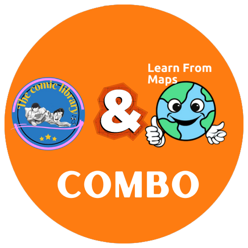 The Comic Library and Learn From Maps combo